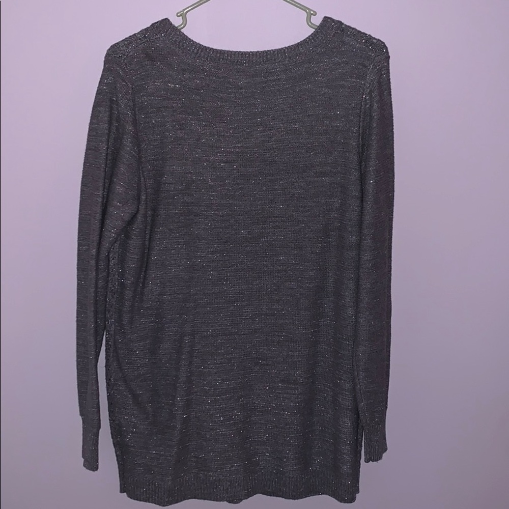 Women’s gray maternity sweater - Picture 2 of 3